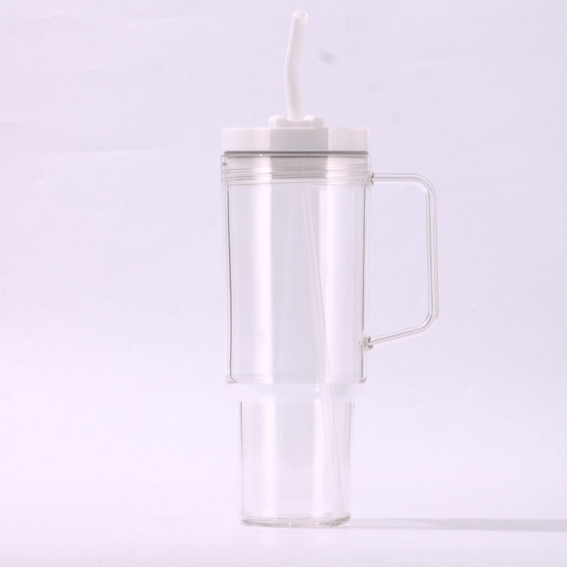 Wholesale 40oz/30oz Car Cup Plastic Handle with Straw Large Capacity Portable Ice Blaster Cup