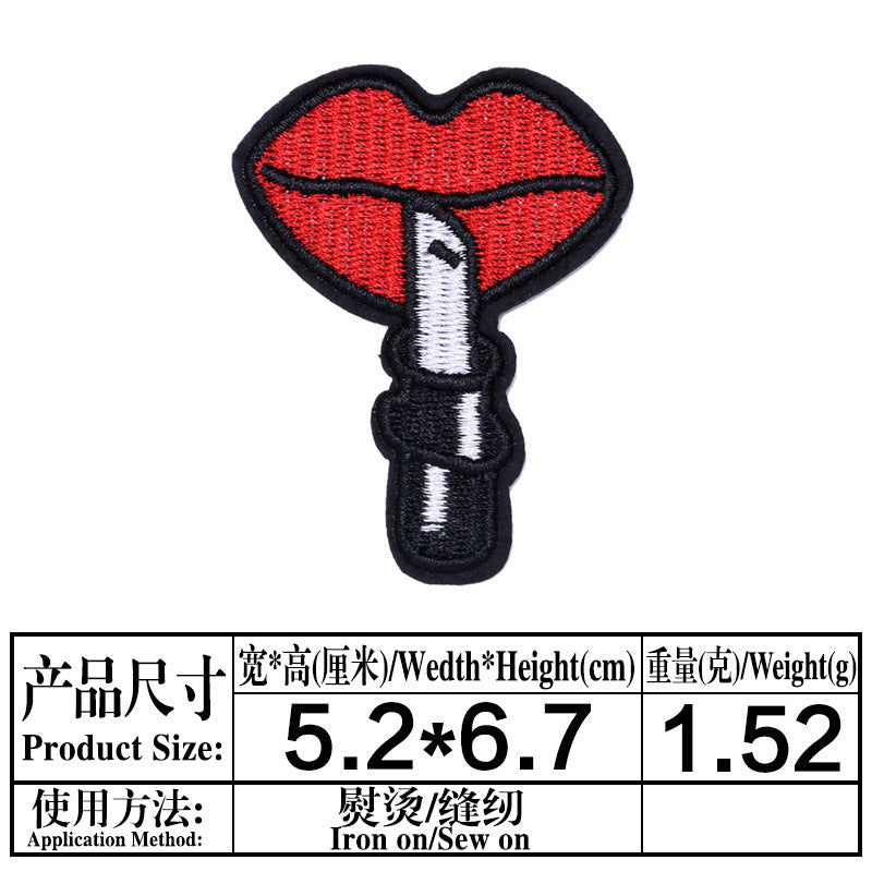 Wholesale Chic Cartoon Embroidered Cloth Patches Cute Fashion Accessory For Coats 13 Styles DIY Craft Supply