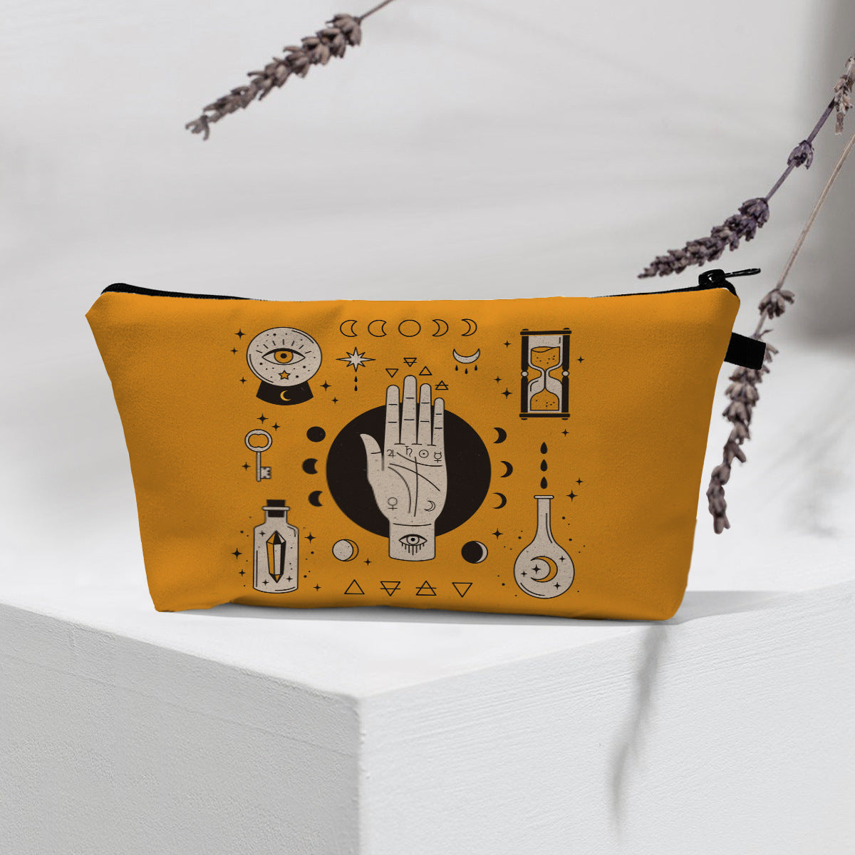 Wholesale Devil Eye Printed Pattern Polyester Cosmetic Bag