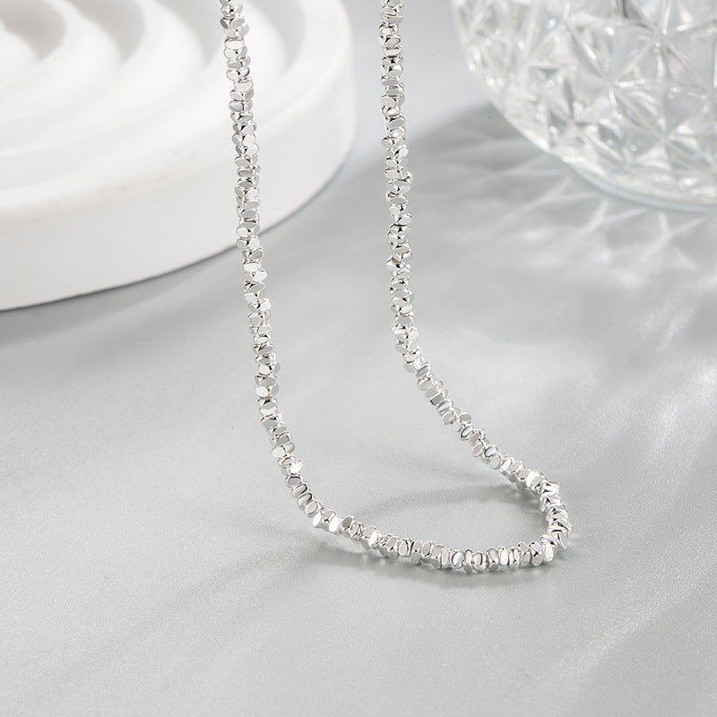 Wholesale Silver Necklace with Sparkling Silver