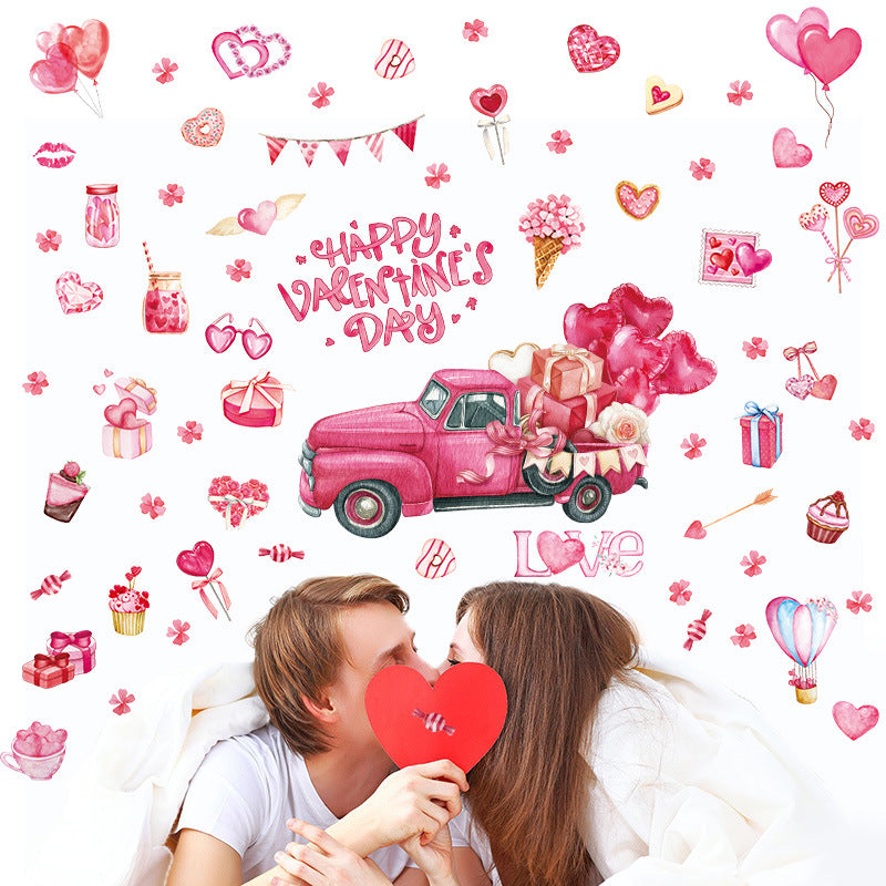 Wholesale Valentine's Day Stickers Window Decoration