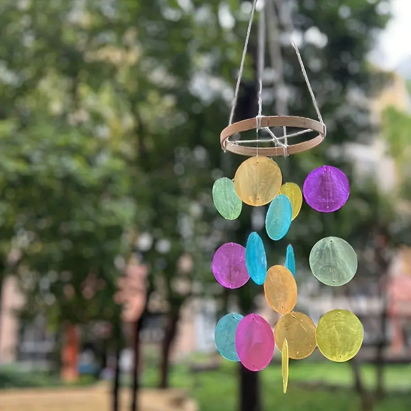 Wholesale Suncatchers Natural Shell Colored Wind Chimes