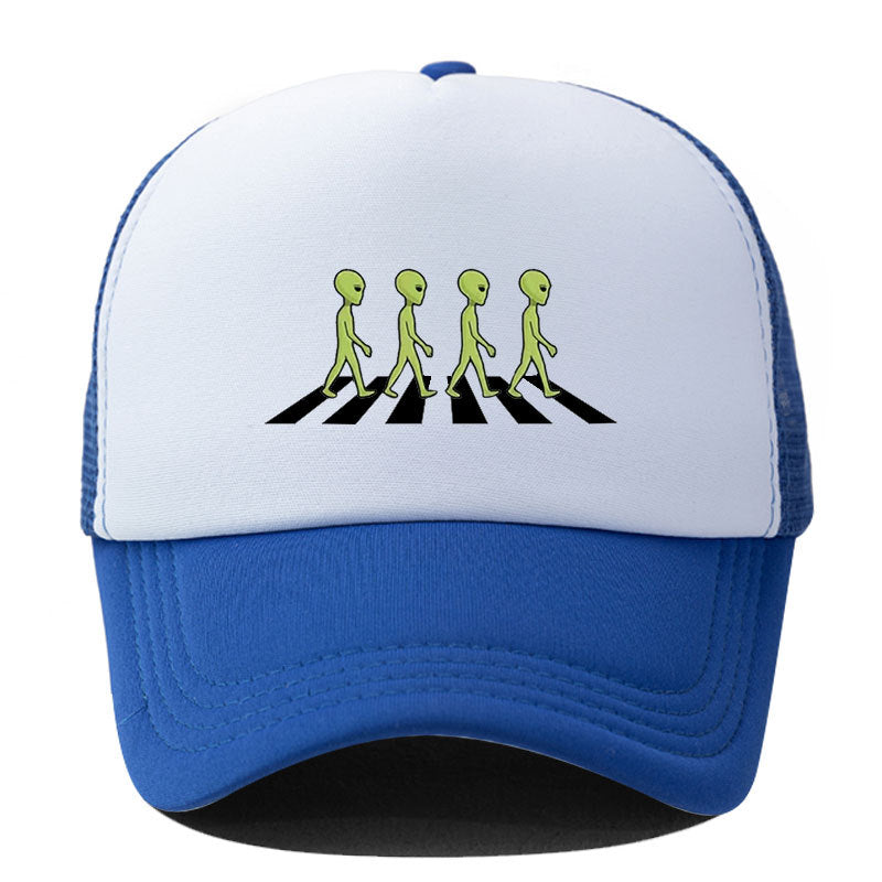 Wholesale Alien Print Sponge Soft Top Breathable Baseball Cap