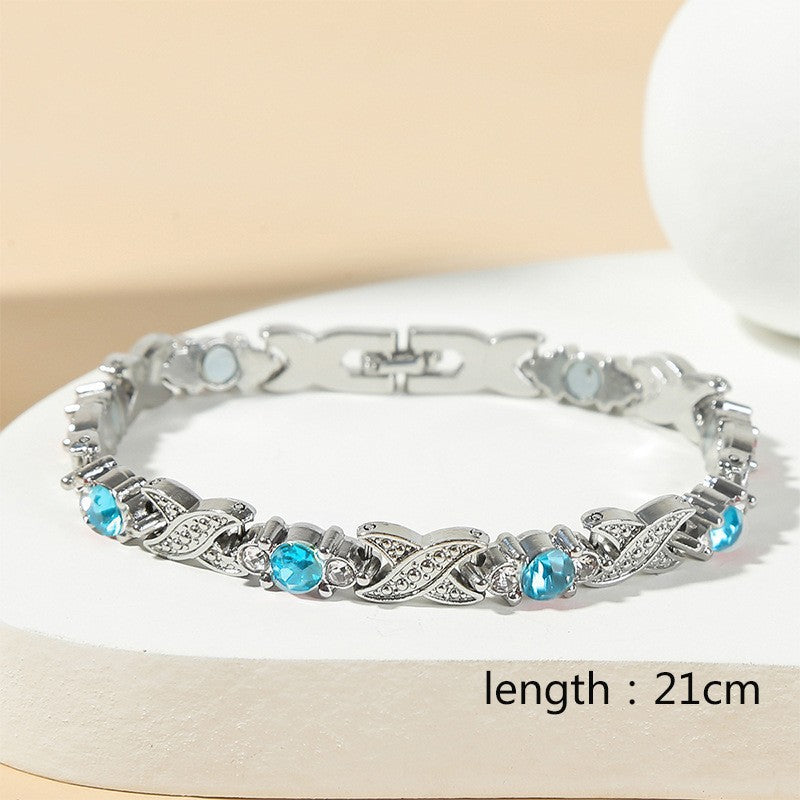 Wholesale Magnet Bracelet Color Diamond Bracelet Trendy Cool All-match Bracelet