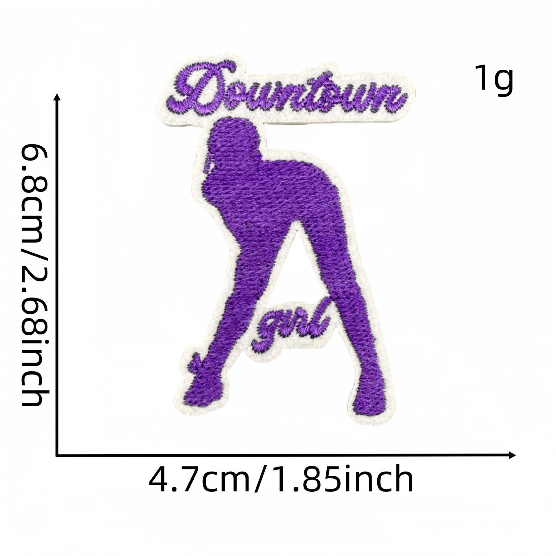 Wholesale Embroidered Patch Cartoon Y2K Sunglasses Design Fabric Applique For Clothing Decoration Casual Fashion Accessory