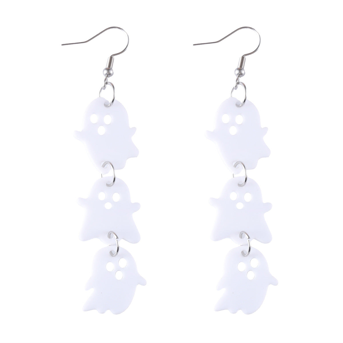 Wholesale Acrylic Gothic  Triple ing Pendant Earrings