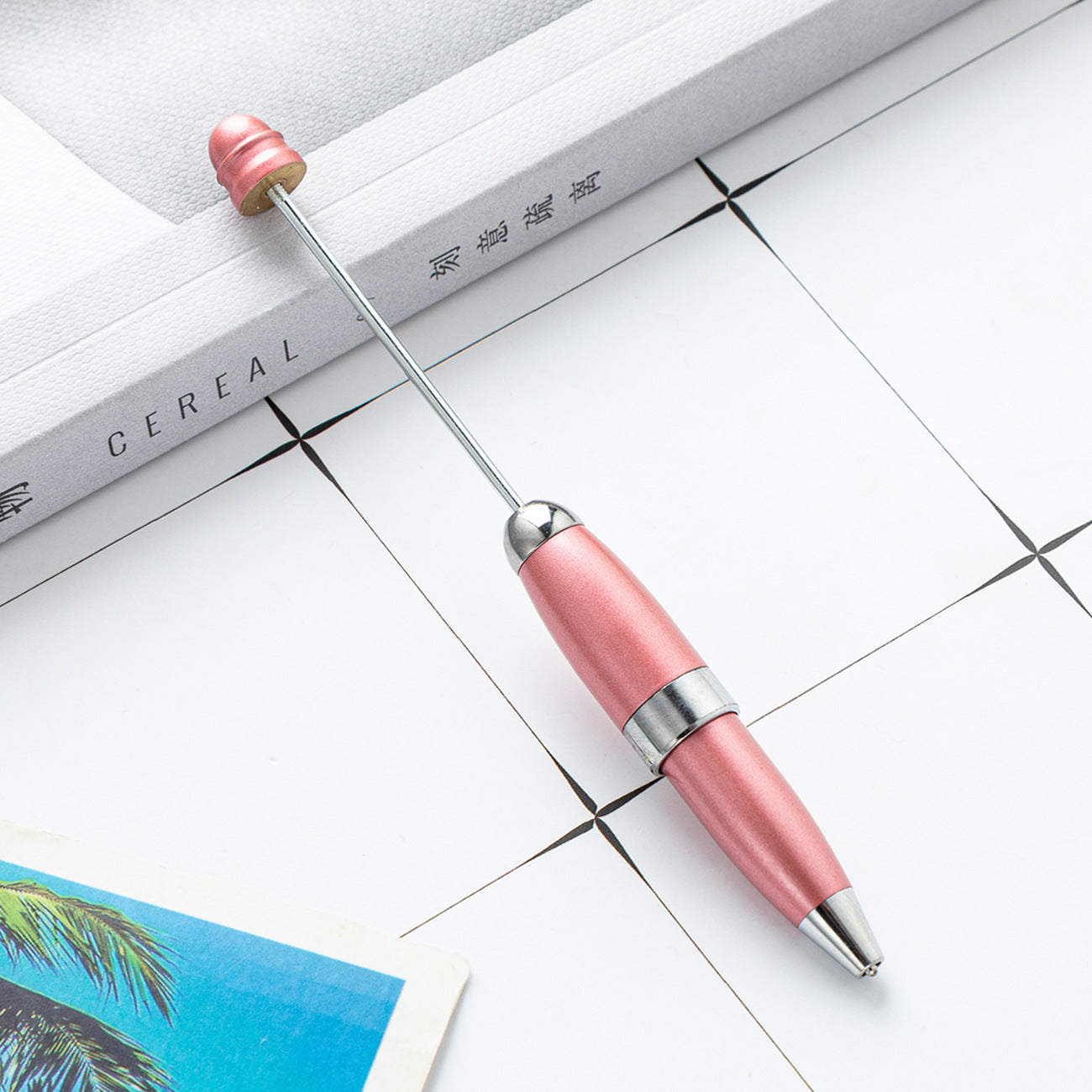 Wholesale 11.9cm Beadable Pens Portable Mini Pen Metal Pen