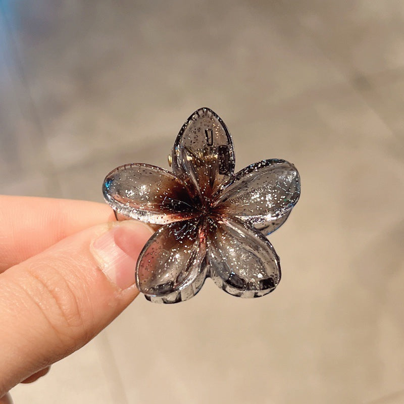 Wholesale Large 8CM Gradient Color Plumeria Flower Hairpin