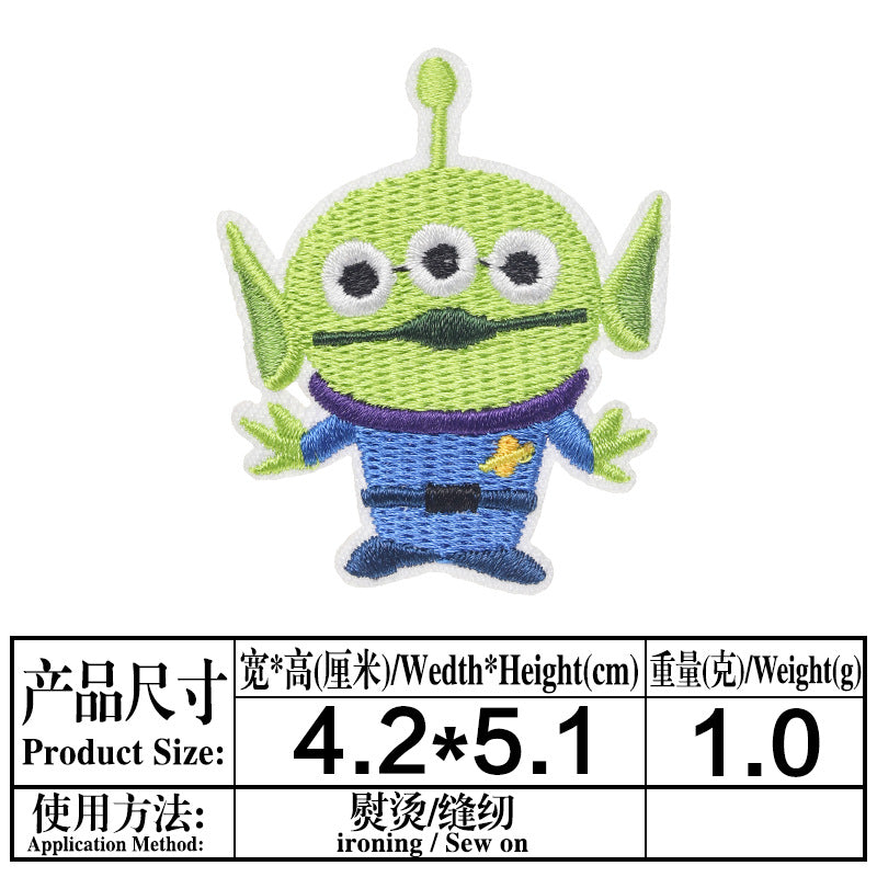 Wholesale cartoon cloth stickers cute DIY patch OLY Exclusive