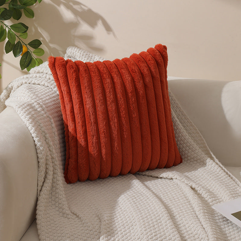 Wholesale  Christmas pillowcase solid color coreless plush pillowcase
