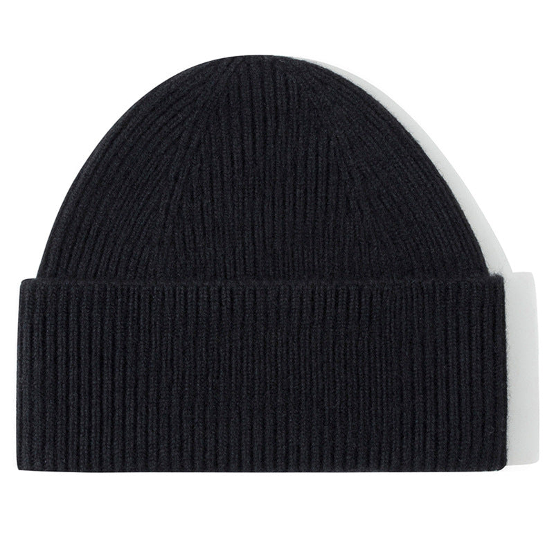 Wholesale Autumn and Winter Ultra-fine Pure Wool Solid Color Beanie
