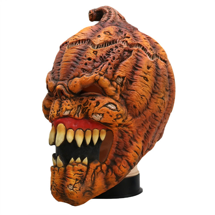 Wholesale 2PCS Pumpkin Head Mask Halloween Dressing Latex Decorations