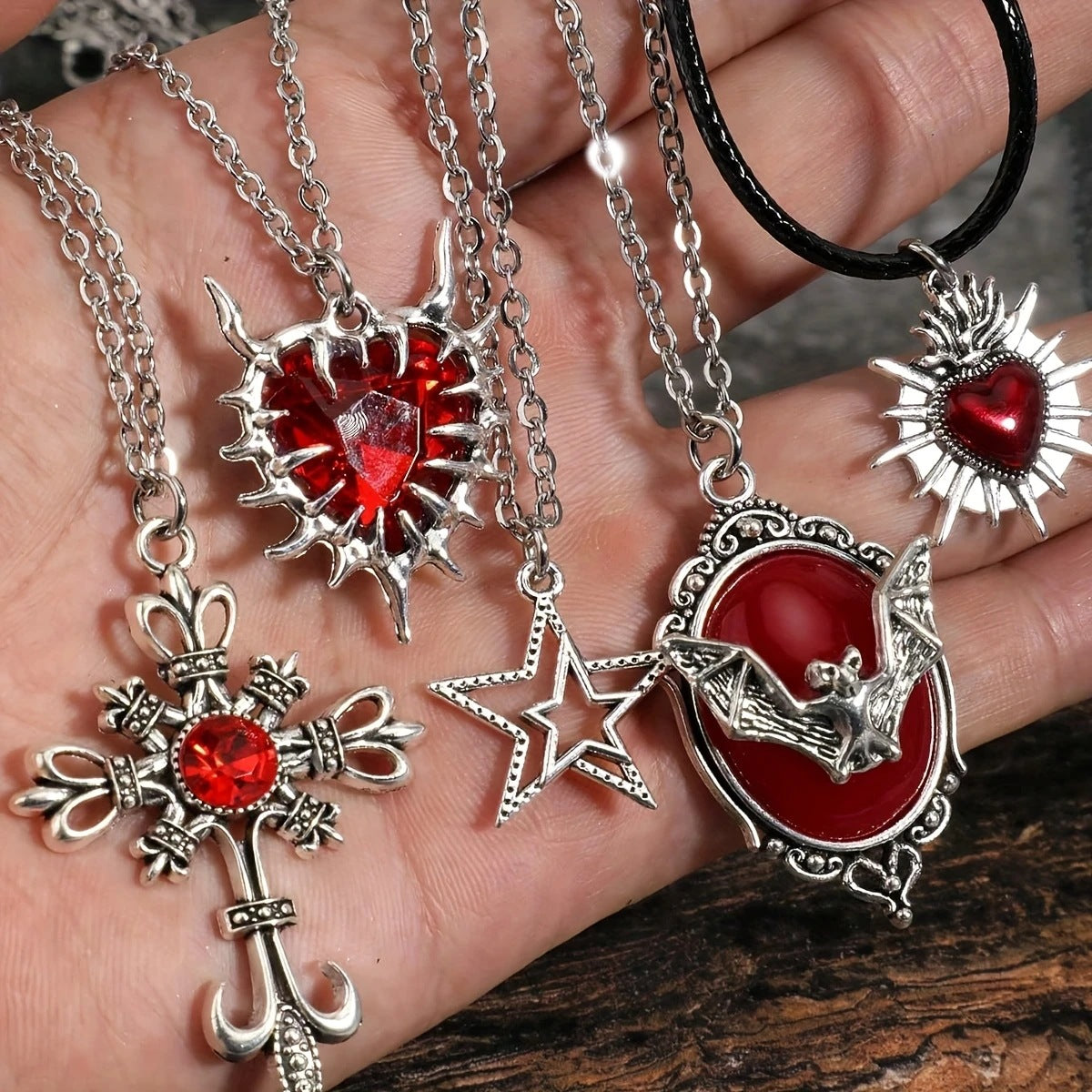 Wholesale Gothic Large Baroque Cross Pendant Necklace