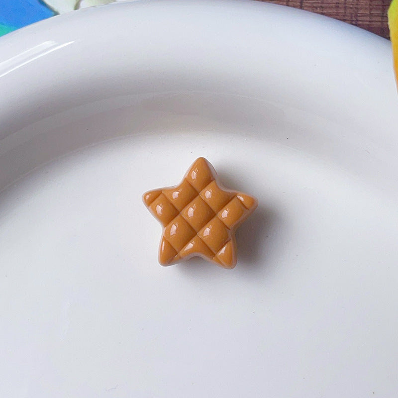 Wholesale 10pcs Five-pointed Star Color Stars Acrylic Beads