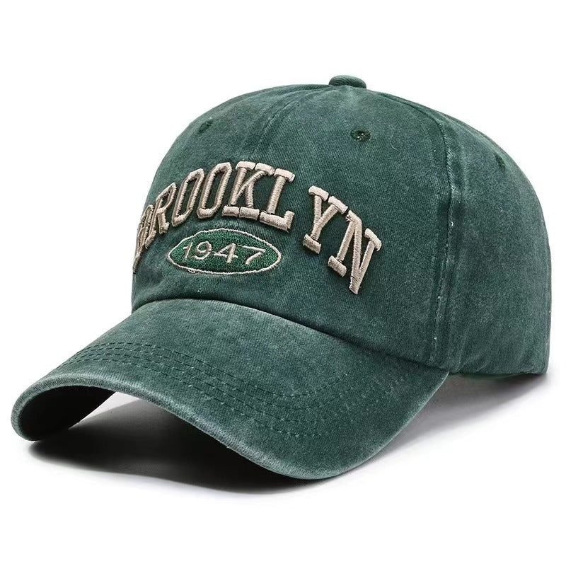 Wholesale of Old Embroidered Cotton Baseball Caps