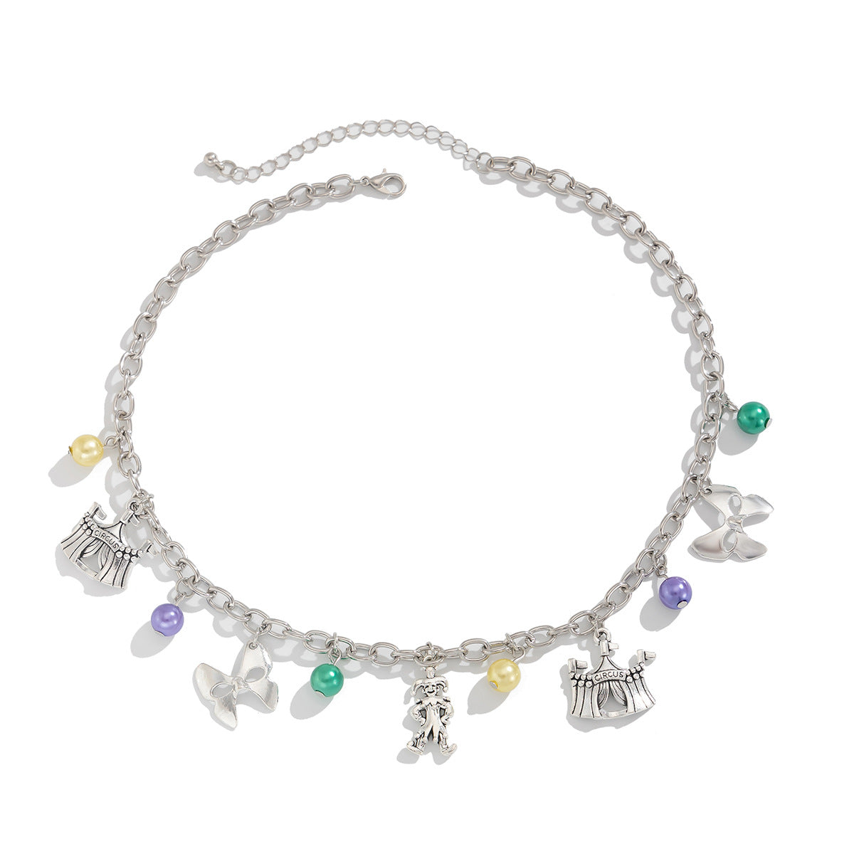 Wholesale Carnival Holiday Make Multi-tassel Necklace Women Cross-border Imitation Pearl Joker Pendant Jewelry Women