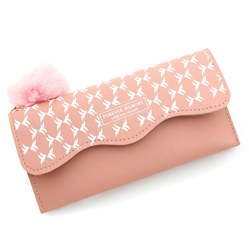 Patrón geométrico de PU al por mayor billetera larga