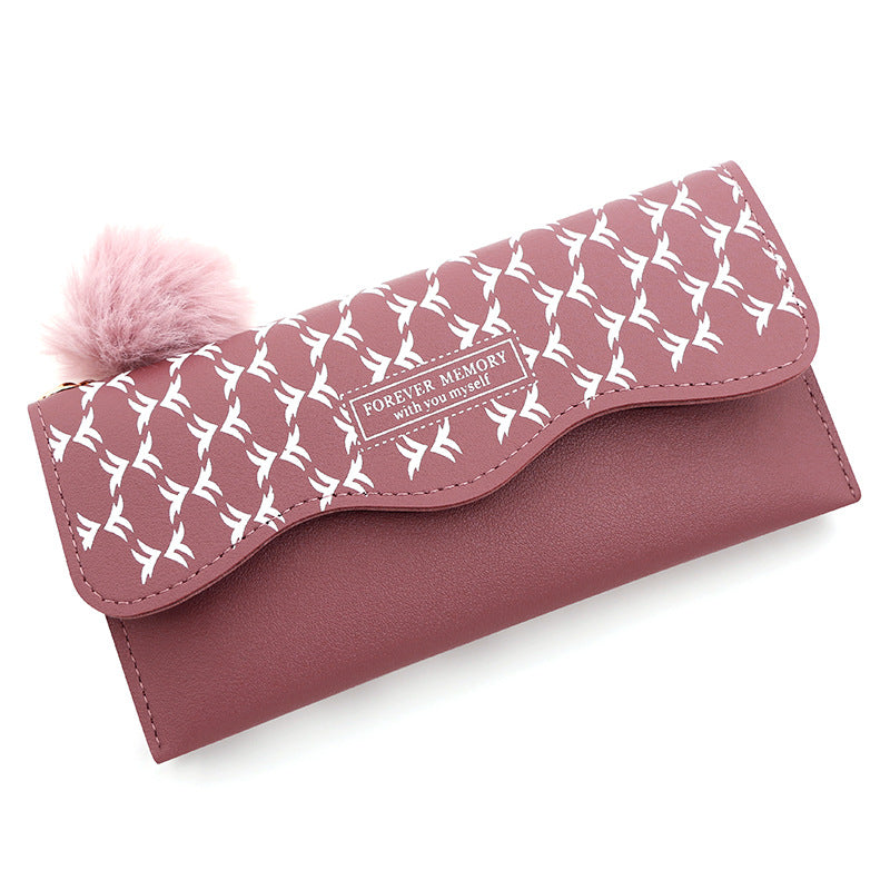 Patrón geométrico de PU al por mayor billetera larga