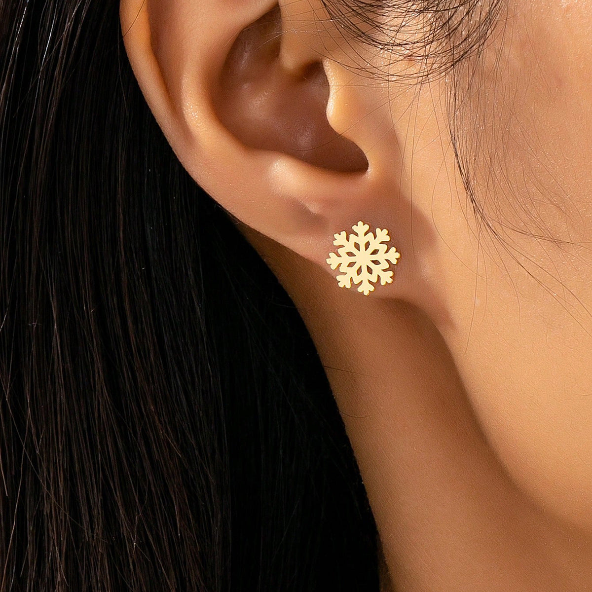 Wholesale 5pcs  Christmas hat  snowman earrings