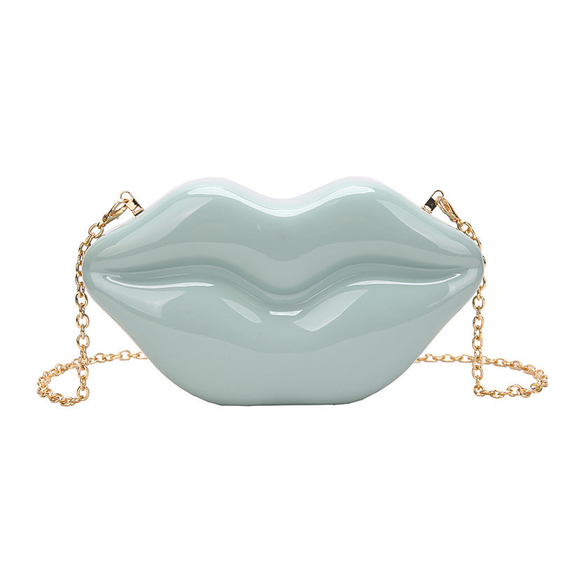 Bolsa de hombro de labios acrílicos al por mayor