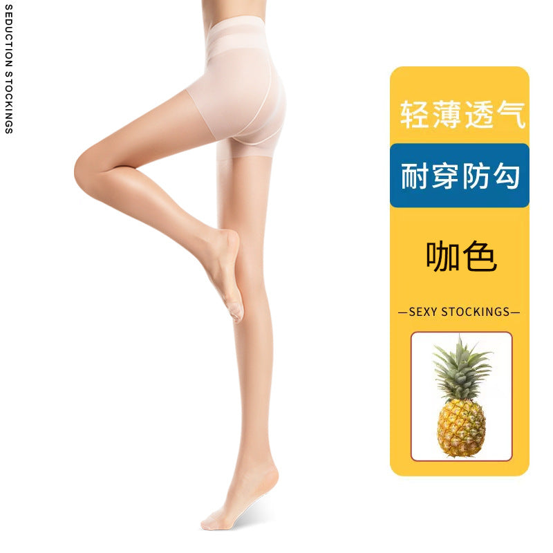 Wholesale Ultra-thin Anti-seizure Summer Flesh-colored Black Stockings