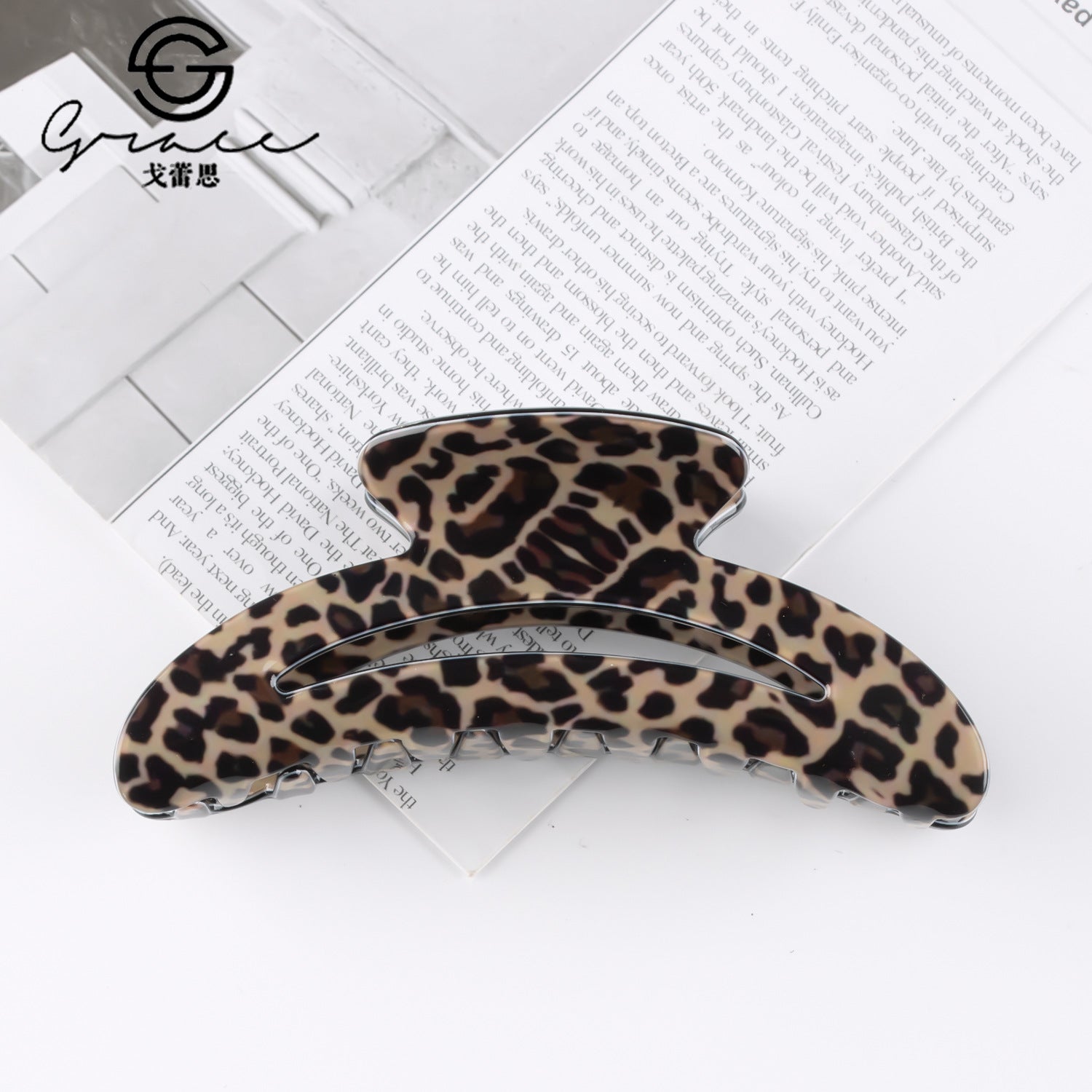 Wholesale Vintage Leopard Print Hair Clips