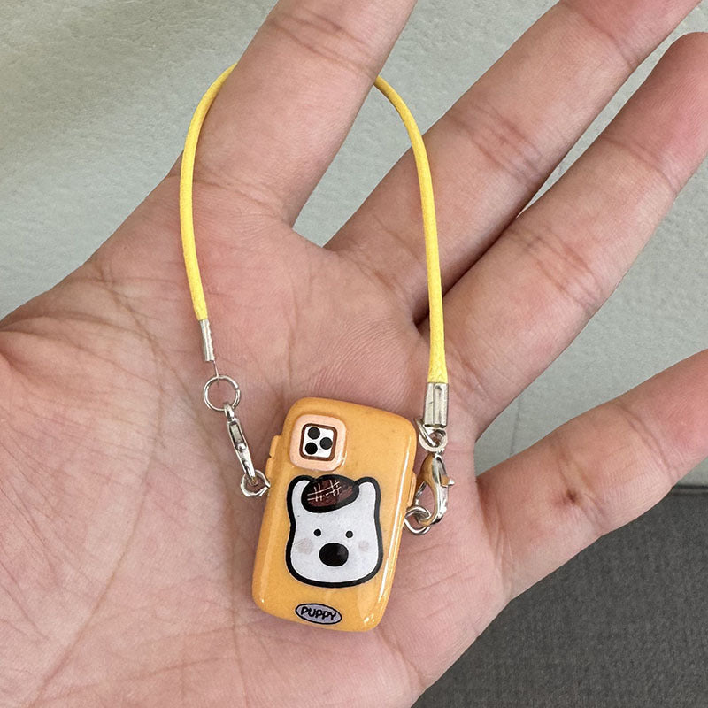 Wholesale  Mini Cartoon Mobile Phone Doll Accessories