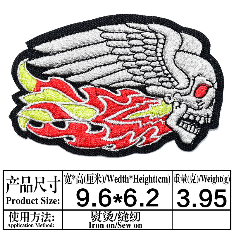 Wholesale Skull Pentagram Series DIY Patches