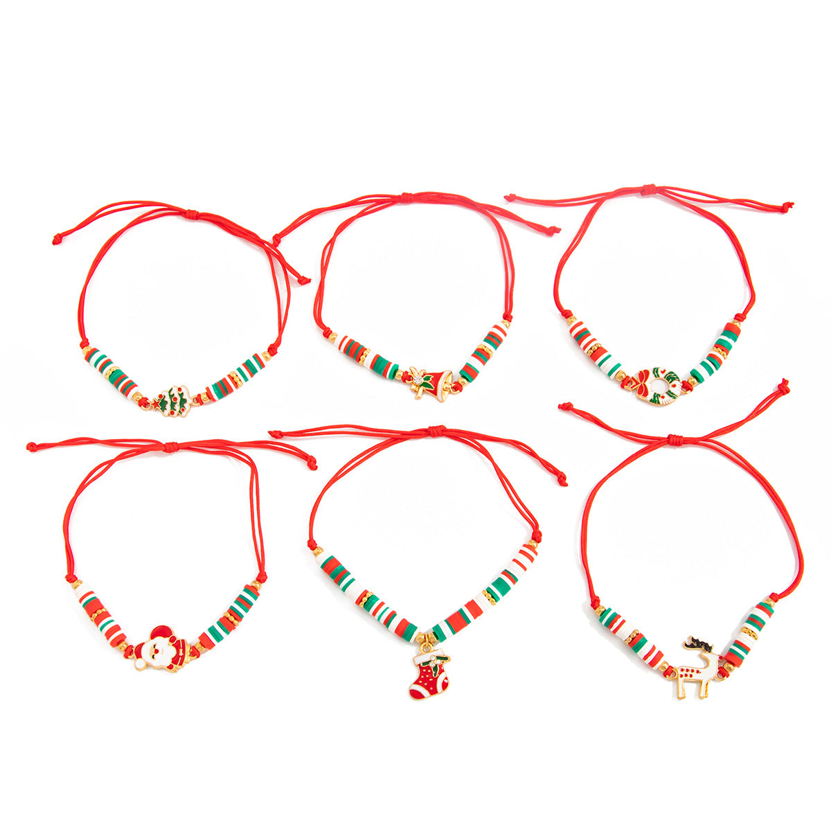 Wholesale  Reindeer Layered Bracelet Set