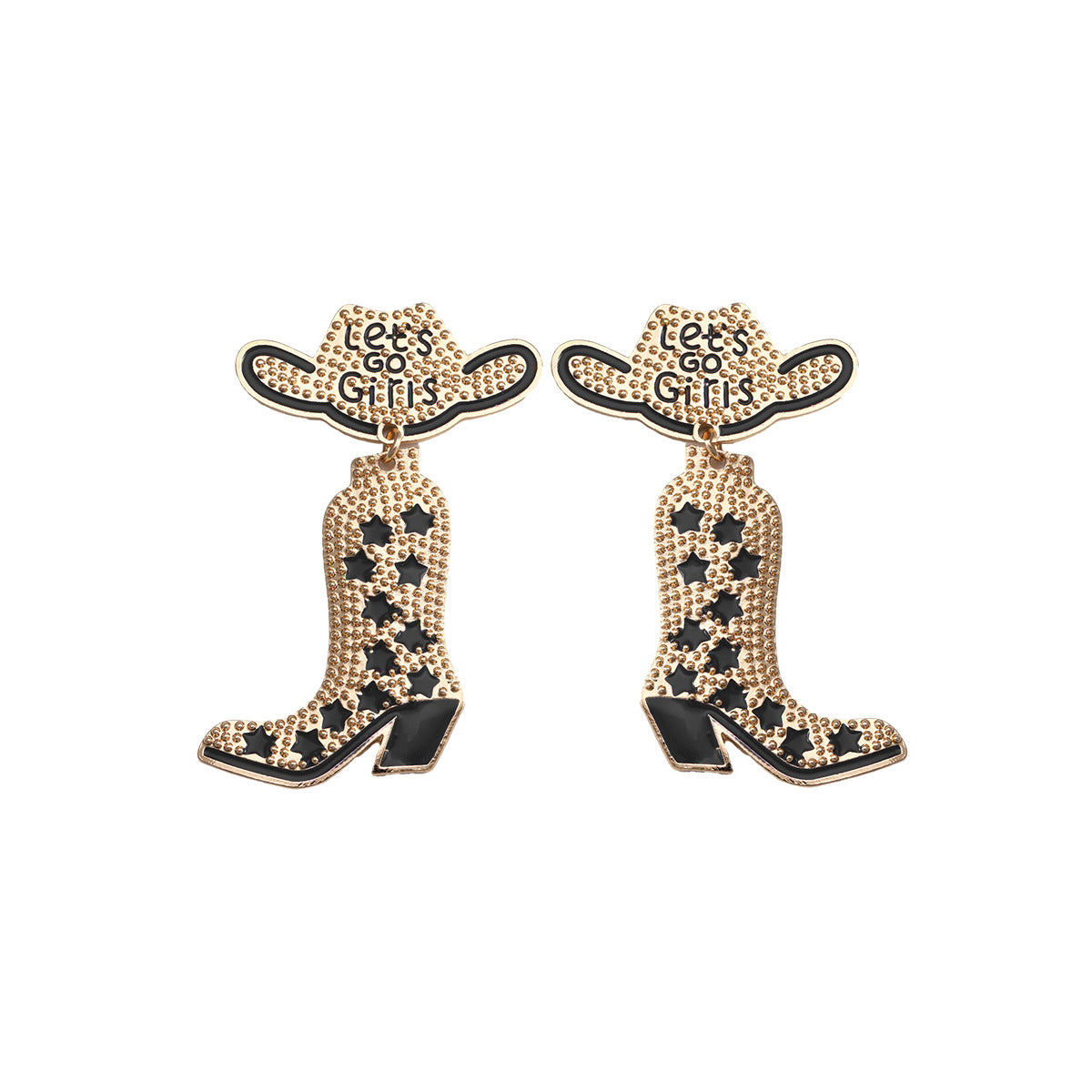 Wholesale Western Cowboy Hats, Boots, Alloy Earrings