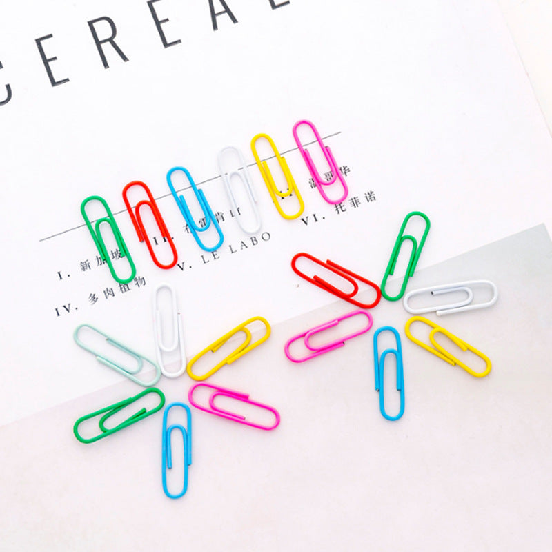 Wholesale Color paper clip 28mm paper clip 33mm folder folder 50mm multicolor 25mm color paper clip