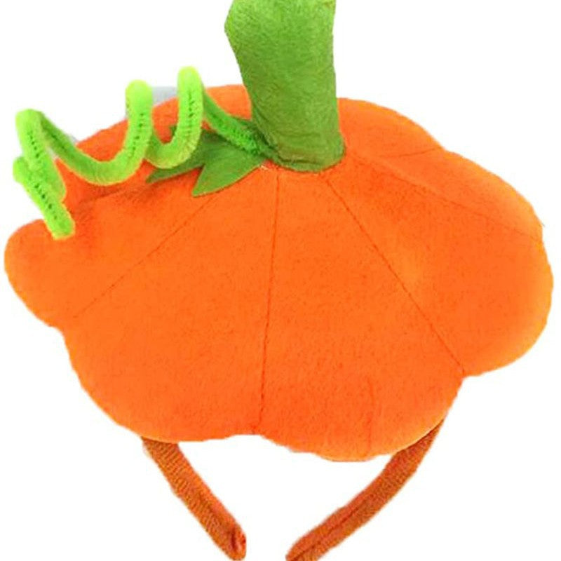 Wholesale  Halloween Pumpkin Cover Headband Pumpkin Head Buckle Halloween Party Prom Headwear Decoration Performance Supplies