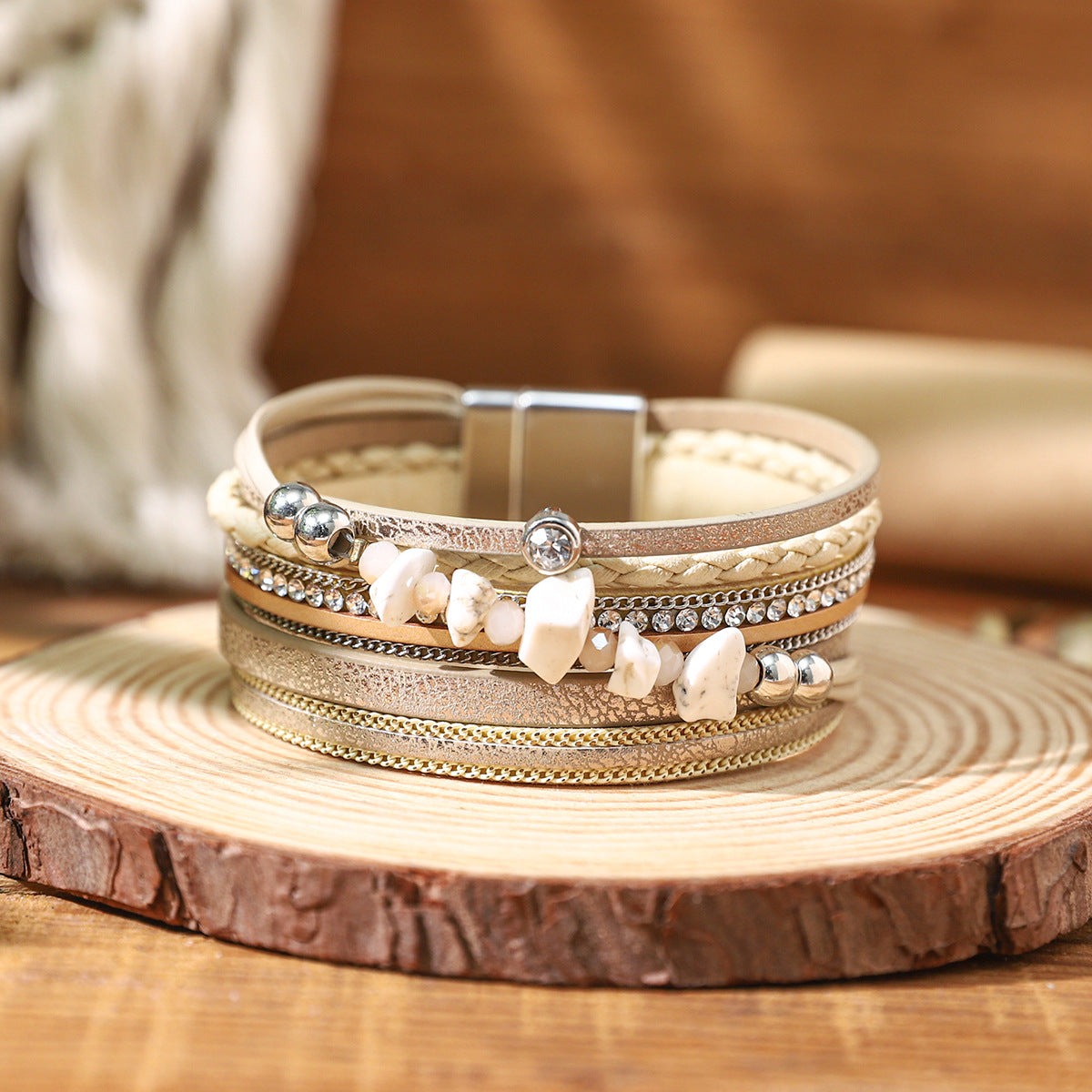 Wholesale Bohemian layered wristband Layered Bracelet Set