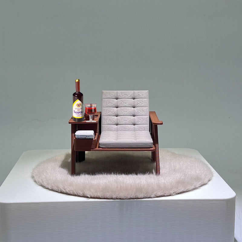 Wholesale  Model Chair Wine Bottle Red Wine Doll Accessories