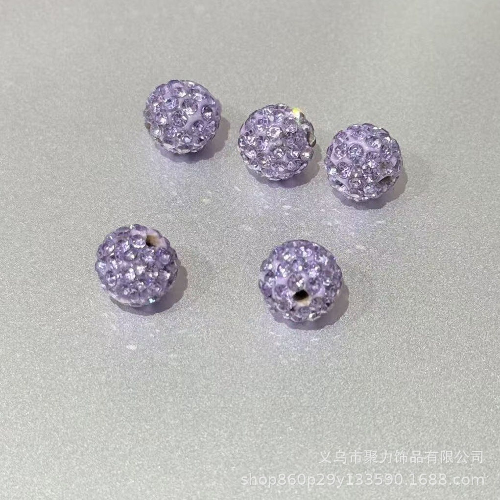 Wholesale 100pcs Polymer Clay Diamond Beads Loose Spacer Beads For DIY Jewelry Making Trendy Fashion Accessory For Resale