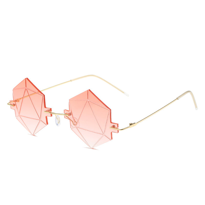 Wholesale Frameless Fashion Hip Hop Sunglasses