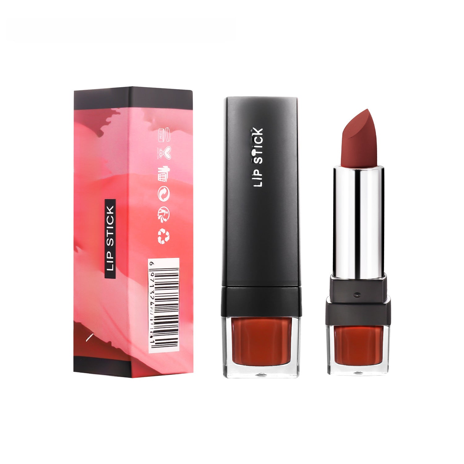 Wholesale Wholesale matte but not dry 12 colors velvet non-stick cup lipstick lipstick