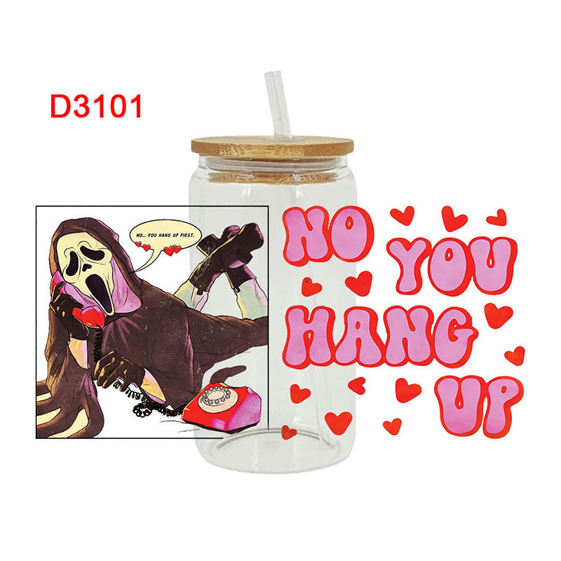 Wholesale Skeleton Phone Series  16oz Cup UV DTF Wraps