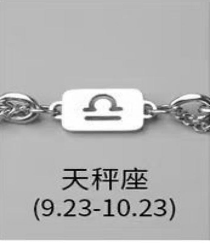 Wholesale Twelve Constellation Necklace  Titanium Steel Color-free Double-layer Chain Bracelet Combination