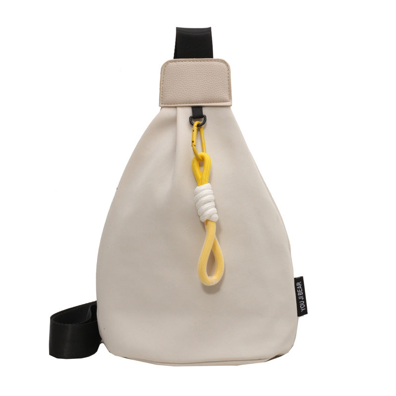 Wholesale Oxford Cloth Shoulder Chest Bag Crossbody Bag Simple Casual Solid Color Lightweight Travel Bag