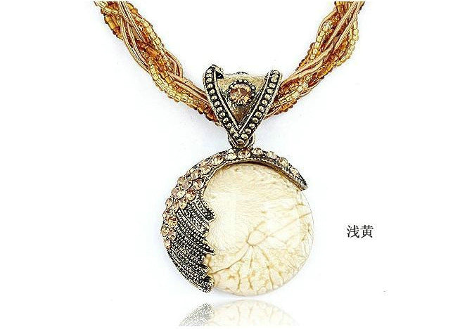 Wholesale Bohemian Retro Ethnic Style Alloy Necklace