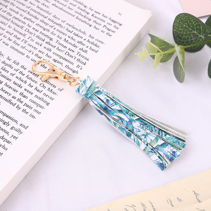 Wholesale Tassel pendant leopard print snake print fashion trend key accessories