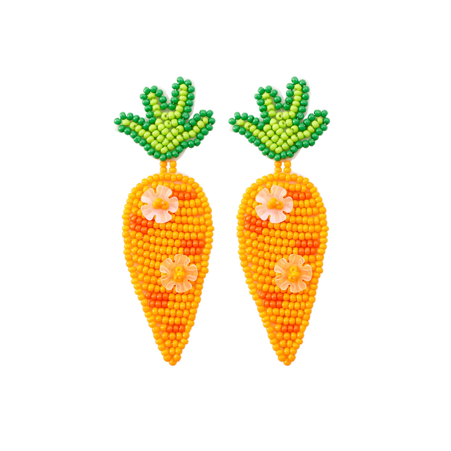 Wholesale Easter Beads Carrot Earrings