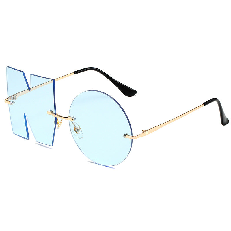 Wholesale PC NO Irregular Rimless Sunglasses