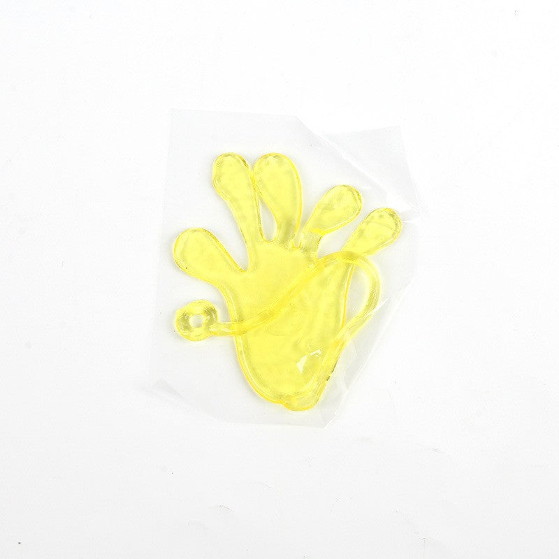 Wholesale Nostalgic Elastic Telescopic Sticky Palm Toys Trick Small Hand Stretch Trp Soft Rubber Elastic Palm