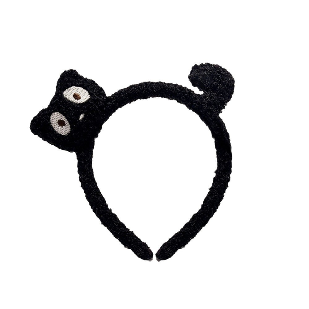 Wholesale Cute Cat Ears Plush Face Wash Hair Band