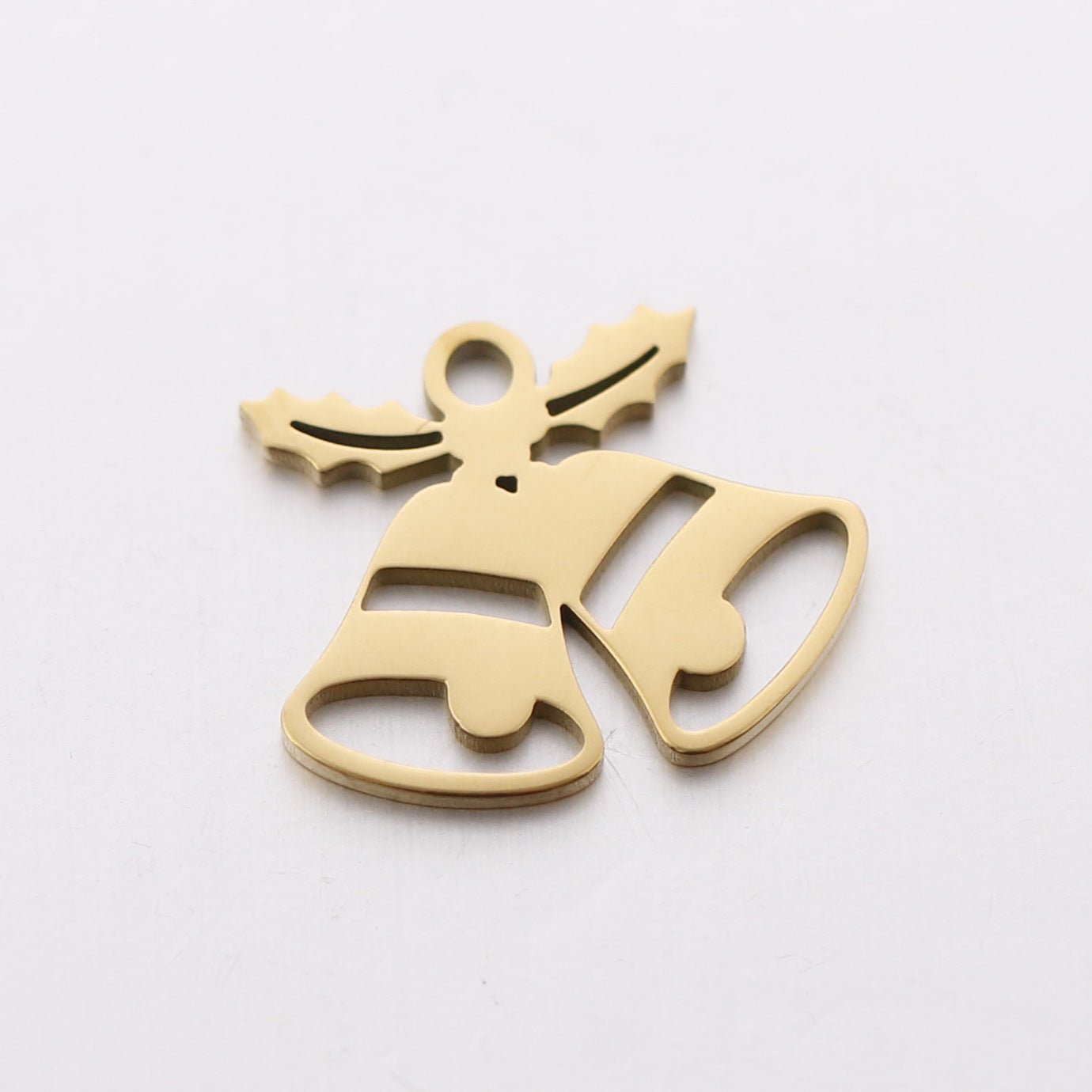 Wholesale Stainless Steel Christmas Snowman Fawn Christmas Tree Snowflake Pendant Accessories DIY