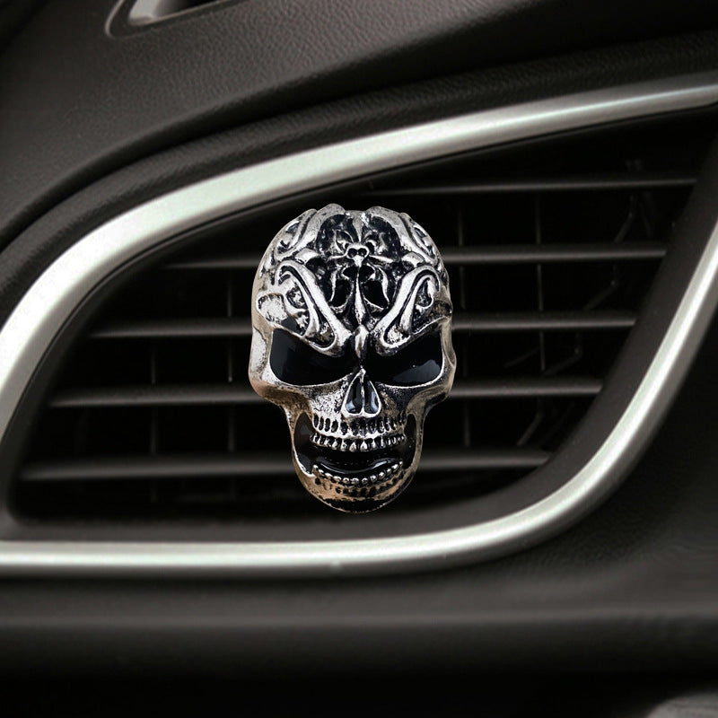 Wholesale Metal Retro Skull Car Perfume Car