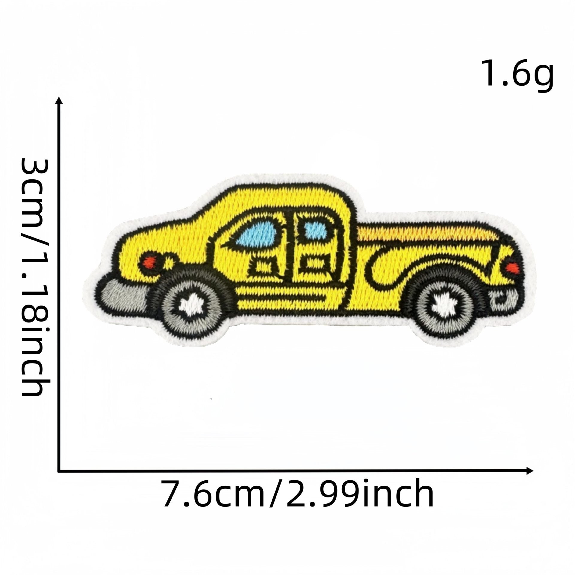 Wholesale Transportation cartoon car embroidered patch