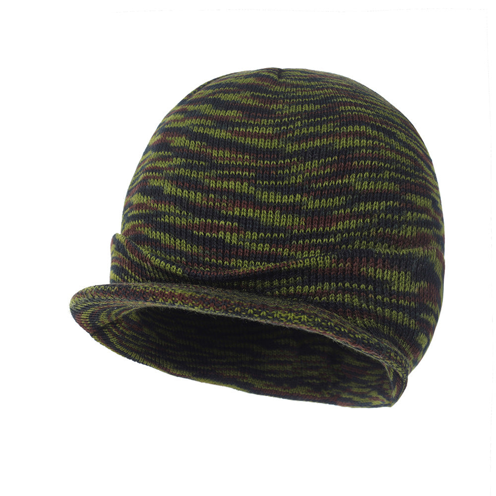 Wholesale Autumn and Winter Warm All-match Wide Brim Cap Beanie